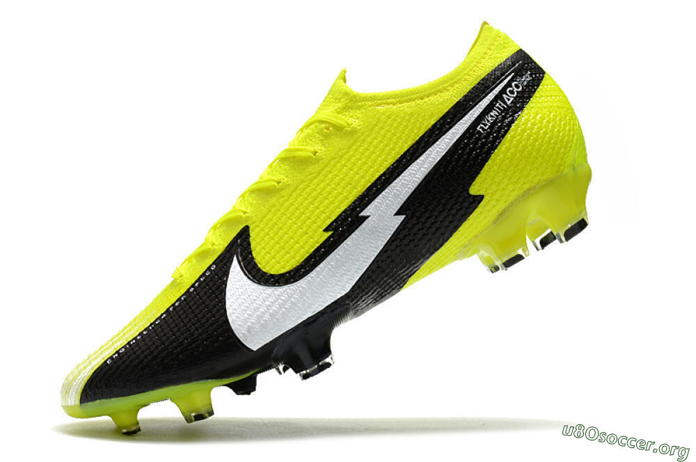Nike Mercurial Vapor 13 Elite FG Football Boots - Yellow/White/Black 5