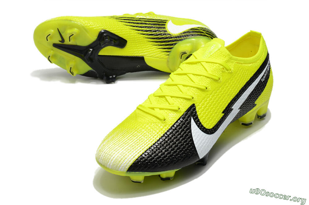 Nike Mercurial Vapor 13 Elite FG Football Boots - Yellow/White/Black 0