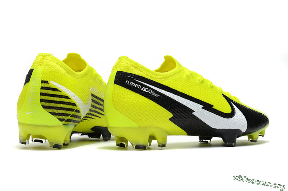 Nike Mercurial Vapor 13 Elite FG Football Boots - Yellow/White/Black 6