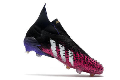 Adidas Predator Freak+ Laceless FG Football Boots - Black/White/Red