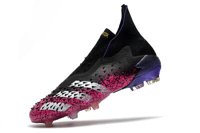 Adidas Predator Freak+ Laceless FG Football Boots - Black/White/Red