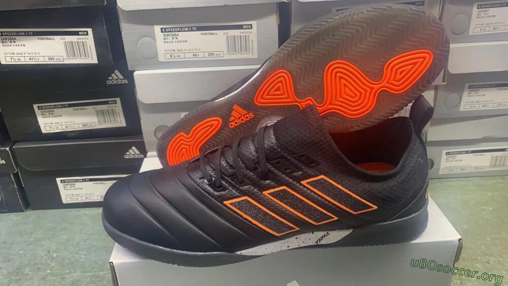 Adidas Copa Tango 20.1 IC Football Shoes - Black/Orange