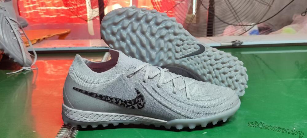 Nike Phantom GX 2 Elite TF Football Shoes - Grey/Black