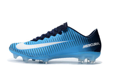 Nike Mercurial Vapor 11 FG Football Boots - Blue/White/Black