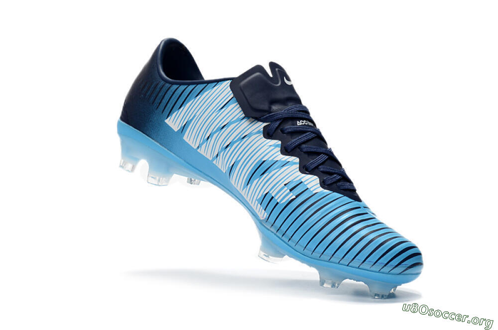 Nike Mercurial Vapor 11 FG Football Boots - Blue/White/Black 7