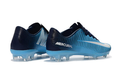 Nike Mercurial Vapor 11 FG Football Boots - Blue/White/Black