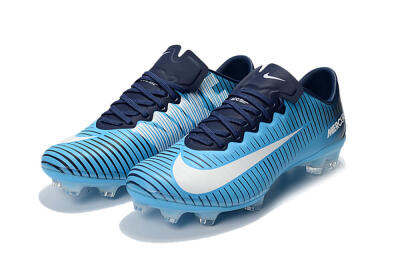 Nike Mercurial Vapor 11 FG Football Boots - Blue/White/Black