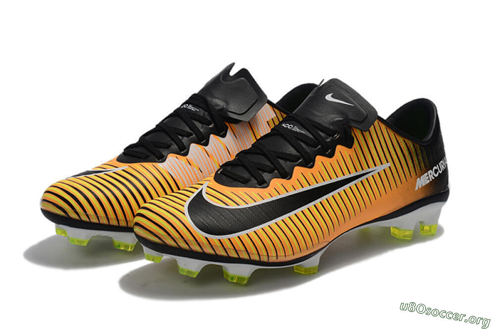 Nike Mercurial Vapor 11 FG Football Boots - Orange/Black/White 5