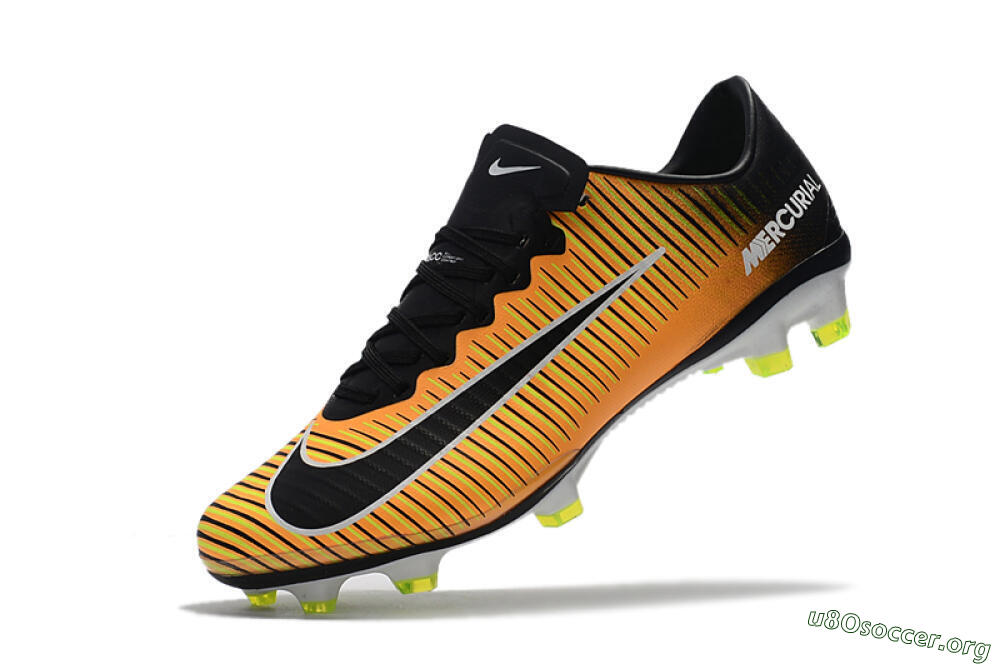 Nike Mercurial Vapor 11 FG Football Boots - Orange/Black/White 8