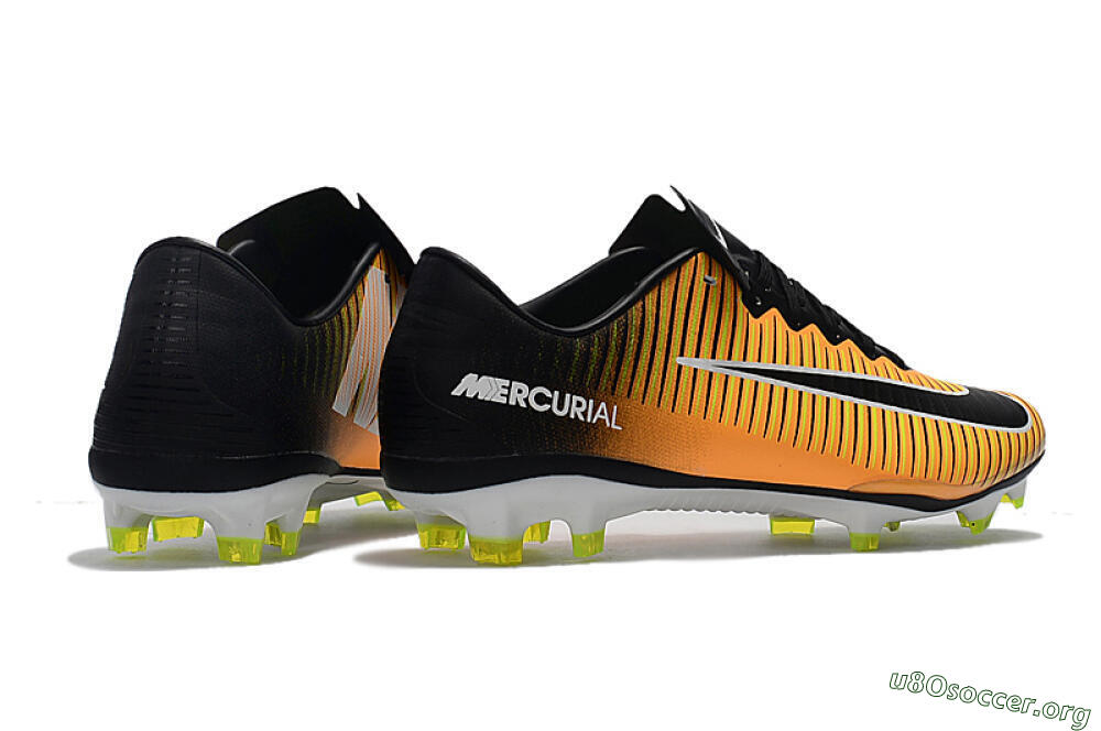 Nike Mercurial Vapor 11 FG Football Boots - Orange/Black/White 9