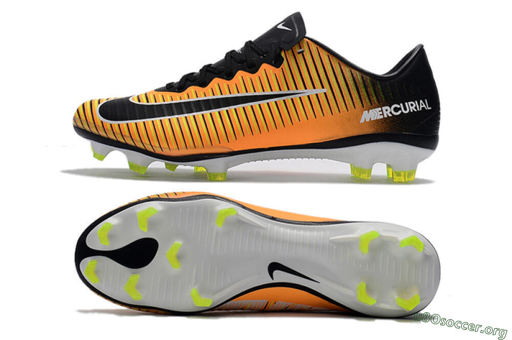 Nike Mercurial Vapor 11 FG Football Boots - Orange/Black/White 1
