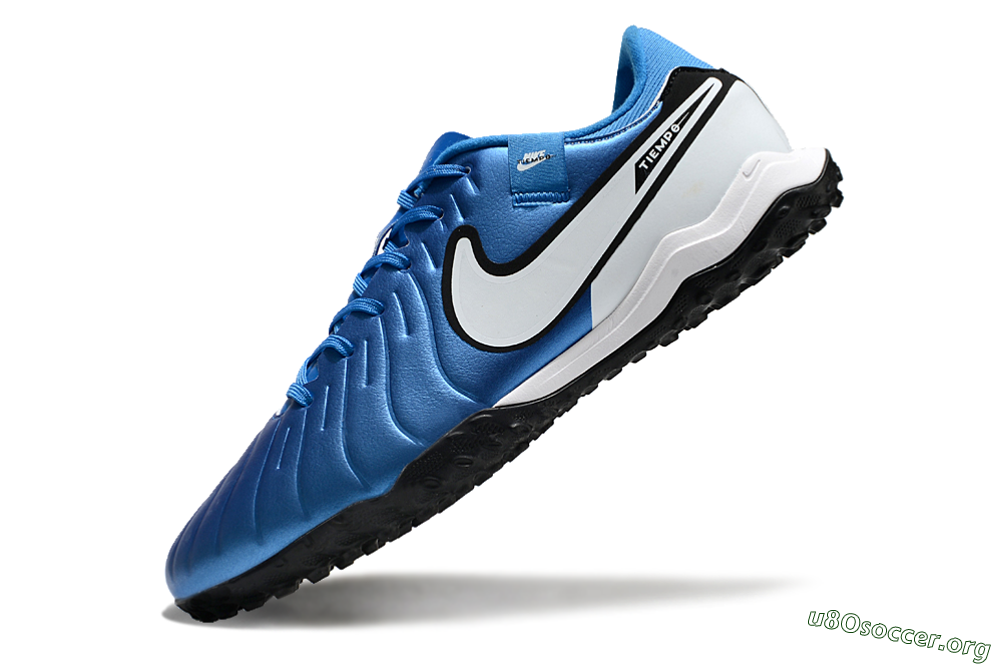Nike Tiempo Legend 10 Academy TF Football Shoes - Blue/White/Black 5