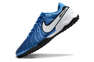 Nike Tiempo Legend 10 Academy TF Football Shoes - Blue/White/Black