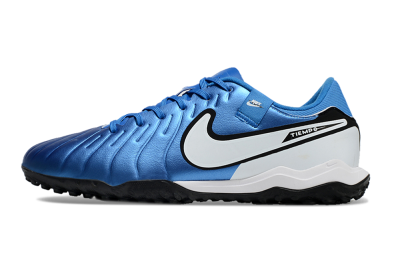 Nike Tiempo Legend 10 Academy TF Football Shoes - Blue/White/Black