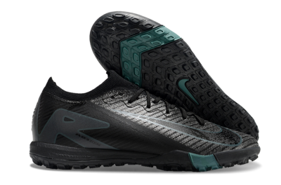 Nike Air Zoom Mercurial Vapor 16 Elite TF Football Shoes - Black/Blue/Grey