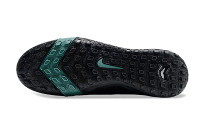 Nike Air Zoom Mercurial Vapor 16 Elite TF Football Shoes - Black/Blue/Grey
