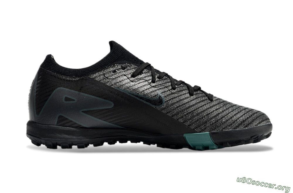 Nike Air Zoom Mercurial Vapor 16 Elite TF Football Shoes - Black/Blue/Grey 6