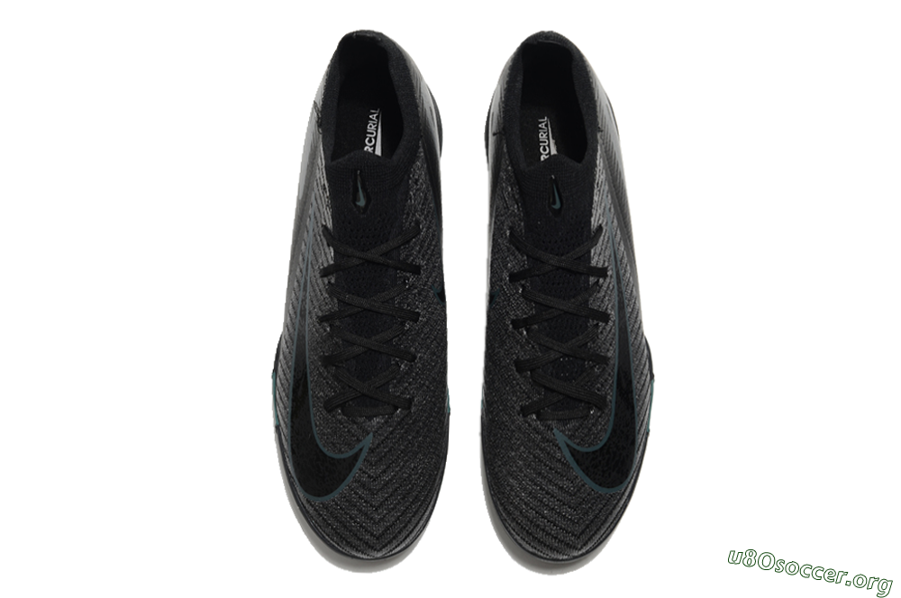 Nike Air Zoom Mercurial Vapor 16 Elite TF Football Shoes - Black/Blue/Grey 7
