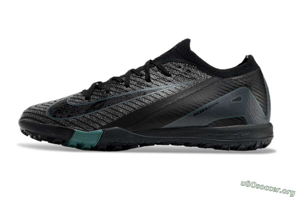 Nike Air Zoom Mercurial Vapor 16 Elite TF Football Shoes - Black/Blue/Grey 3