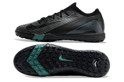 Nike Air Zoom Mercurial Vapor 16 Elite TF Football Shoes - Black/Blue/Grey