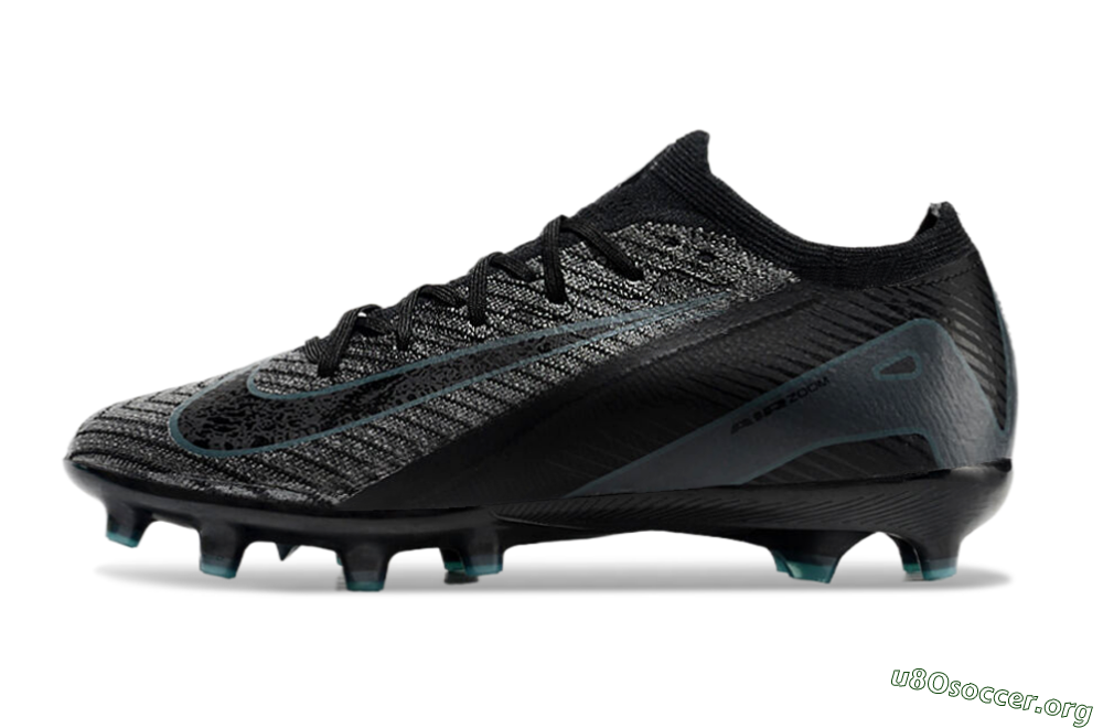 Nike Air Zoom Mercurial Vapor 16 Elite AG Football Boots - Black/Grey/Blue 3