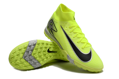 Nike Air Zoom Mercurial Superfly 10 Elite TF Football Shoes - Yellow/Silver/Black