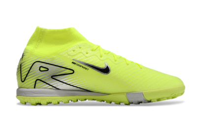 Nike Air Zoom Mercurial Superfly 10 Elite TF Football Shoes - Yellow/Silver/Black