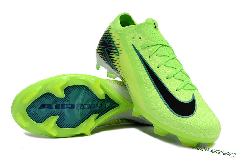 Nike Air Zoom Mercurial Vapor 16 Elite FG Football Boots - Green/Black 0