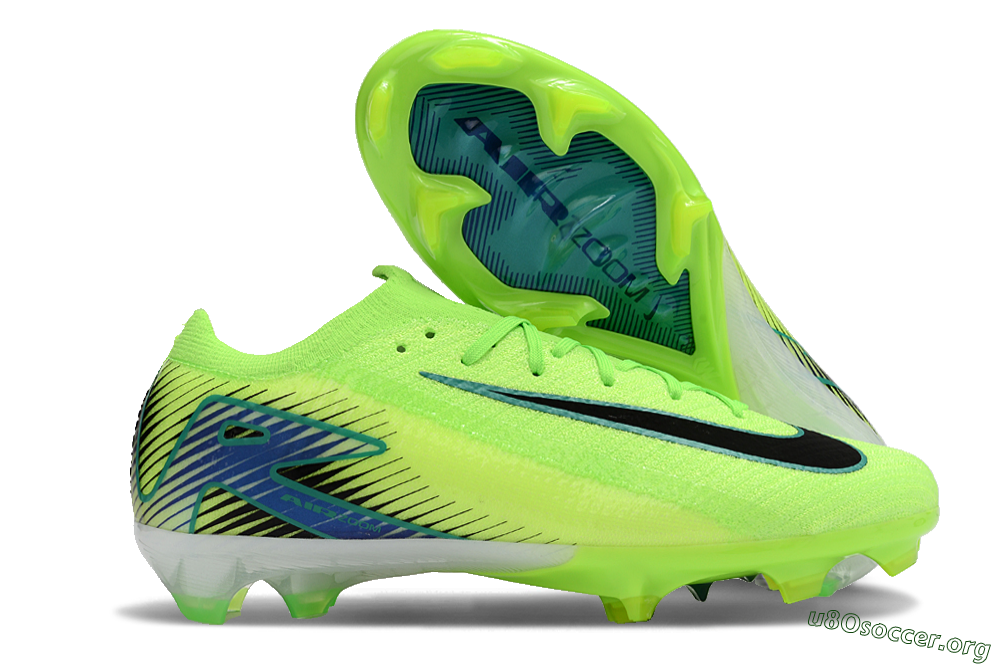 Nike Air Zoom Mercurial Vapor 16 Elite FG Football Boots - Green/Black 2