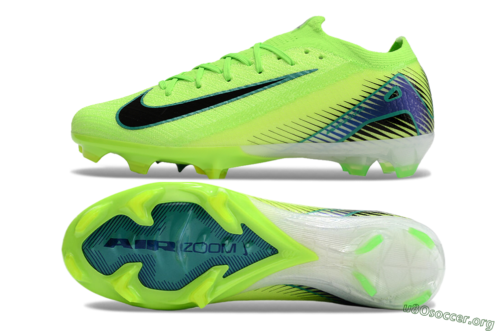 Nike Air Zoom Mercurial Vapor 16 Elite FG Football Boots - Green/Black 1