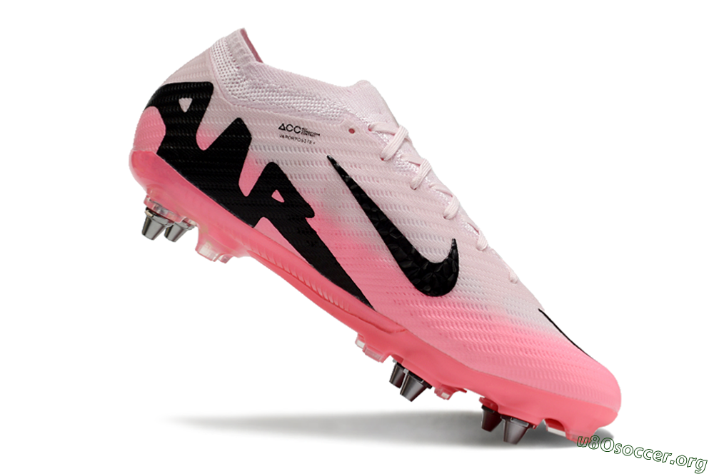 Nike Air Zoom Mercurial Vapor 15 Elite SG Football Boots - Pink/Black 5