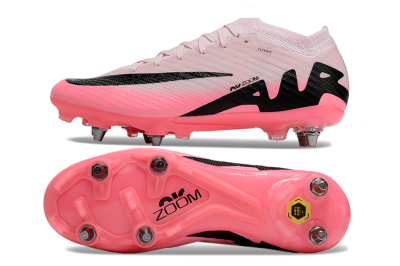 Nike Air Zoom Mercurial Vapor 15 Elite SG Football Boots - Pink/Black