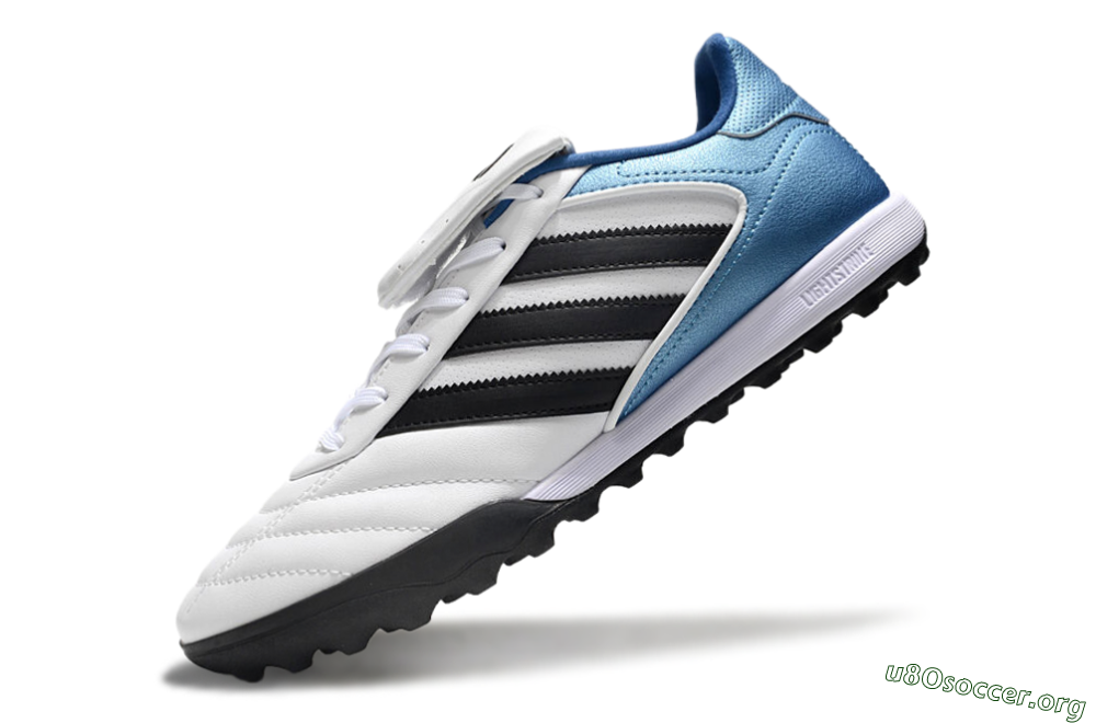 Adidas Copa Gloro 2 TF Football Shoes - White/Black/Blue 5