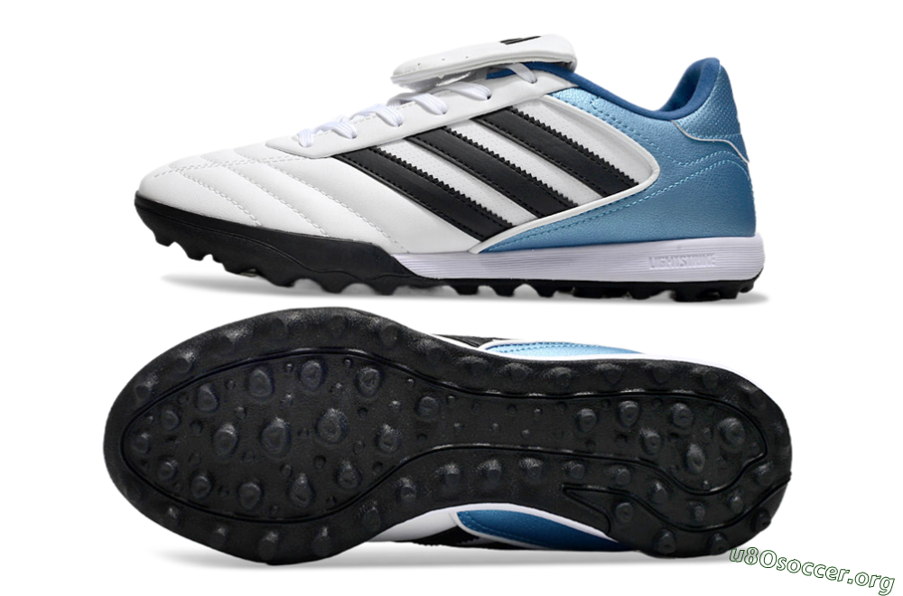 Adidas Copa Gloro 2 TF Football Shoes - White/Black/Blue 1