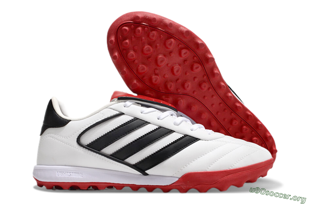 Adidas Copa Gloro 2 TF Football Shoes - White/Black/Red 2