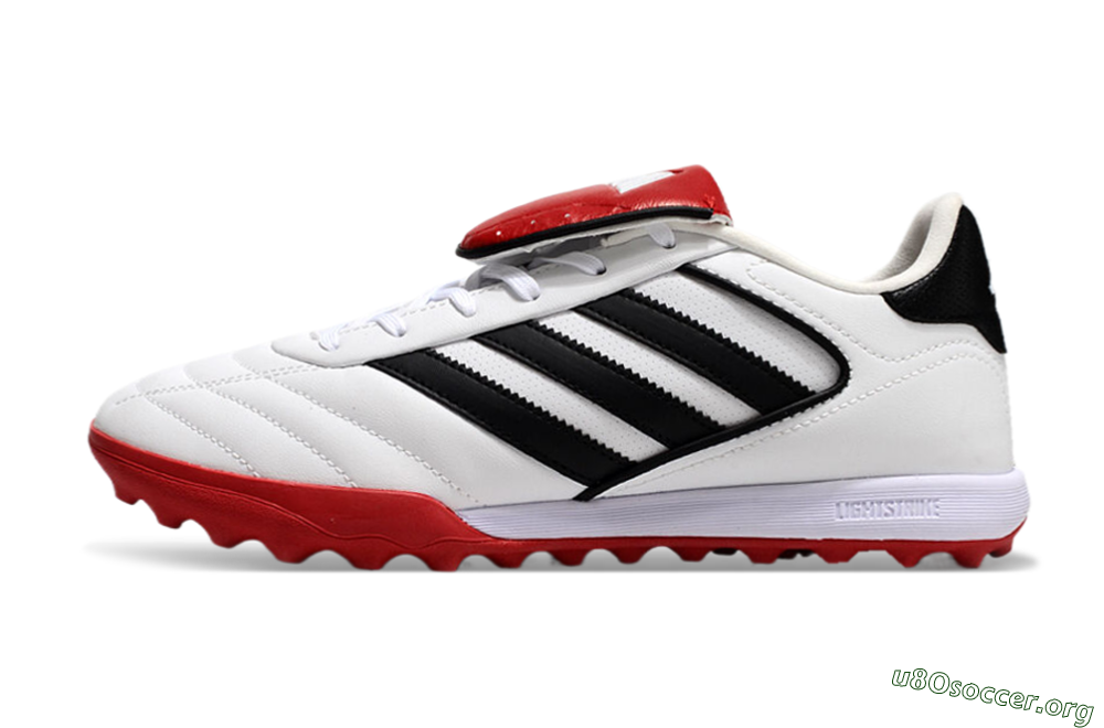 Adidas Copa Gloro 2 TF Football Shoes - White/Black/Red 3