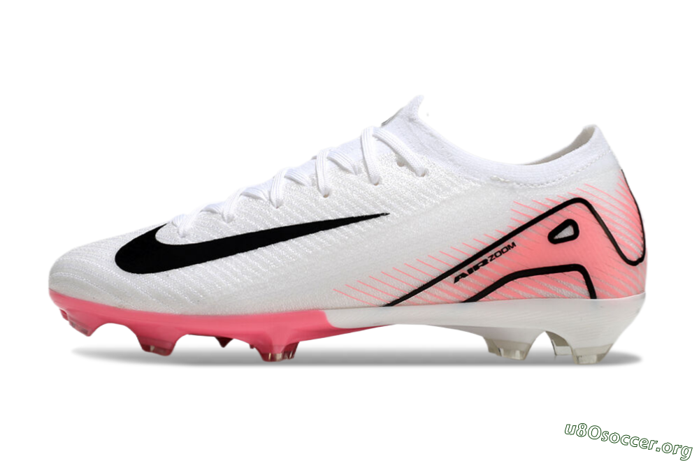 Nike Air Zoom Mercurial Vapor 16 Elite FG Football Boots - White/Pink/Black 3