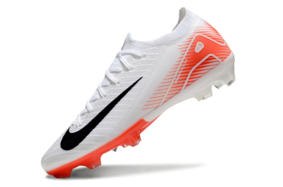 Nike Air Zoom Mercurial Vapor 16 Elite FG Football Boots - White/Orange/Black