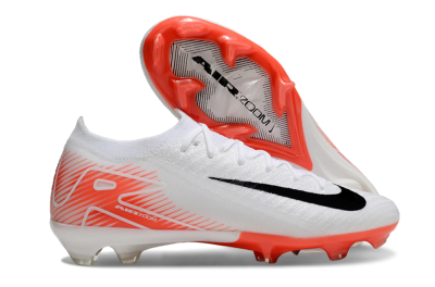 Nike Air Zoom Mercurial Vapor 16 Elite FG Football Boots - White/Orange/Black
