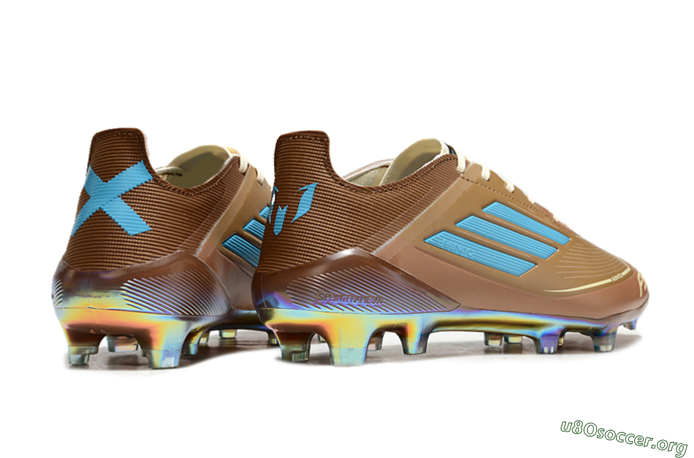 Adidas F50 Elite FG Football Boots - Brown/White/Gold 6