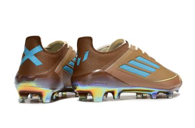 Adidas F50 Elite FG Football Boots - Brown/White/Gold