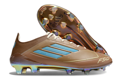 Adidas F50 Elite FG Football Boots - Brown/White/Gold