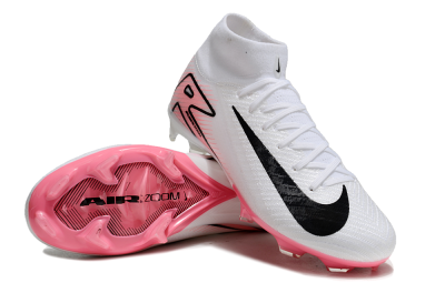 Nike Air Zoom Mercurial Superfly10 Elite FG Football Boots - White/Pink/Black