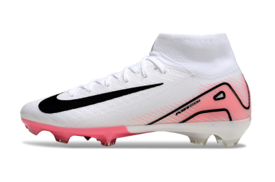Nike Air Zoom Mercurial Superfly10 Elite FG Football Boots - White/Pink/Black