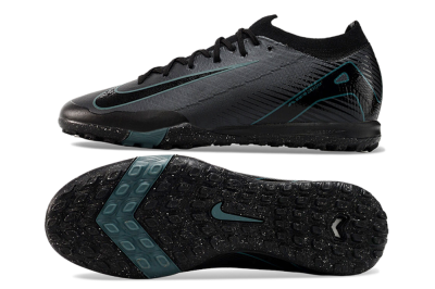 Nike Air Zoom Mercurial Vapor 16 Elite TF Football Shoes - Grey/Black/Blue