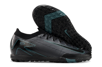 Nike Air Zoom Mercurial Vapor 16 Elite TF Football Shoes - Grey/Black/Blue