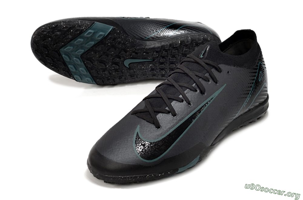 Nike Air Zoom Mercurial Vapor 16 Elite TF Football Shoes - Grey/Black/Blue 0