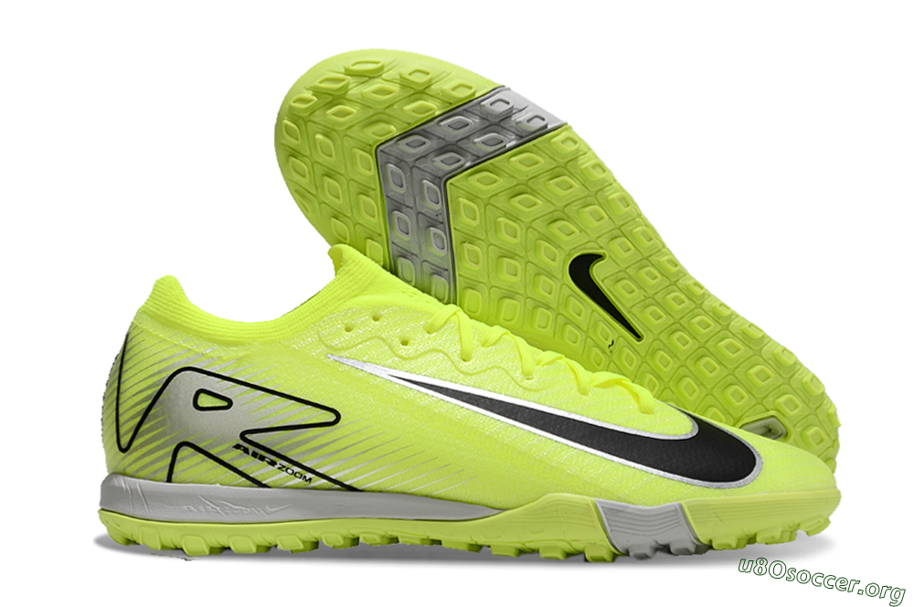 Nike Air Zoom Mercurial Vapor 16 Elite TF Football Shoes - Yellow/Black/White 1