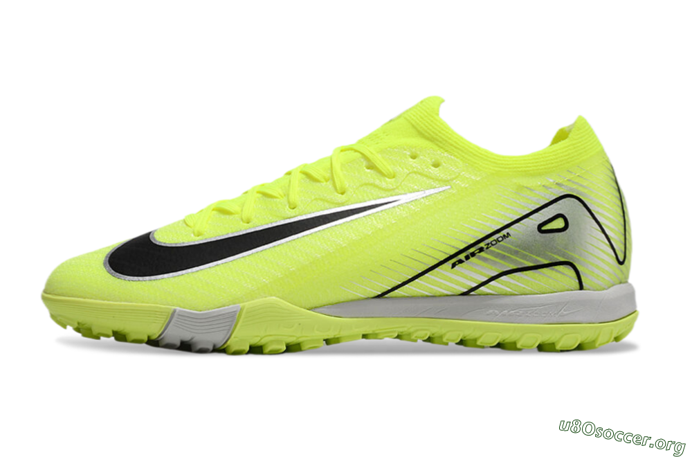 Nike Air Zoom Mercurial Vapor 16 Elite TF Football Shoes - Yellow/Black/White 2