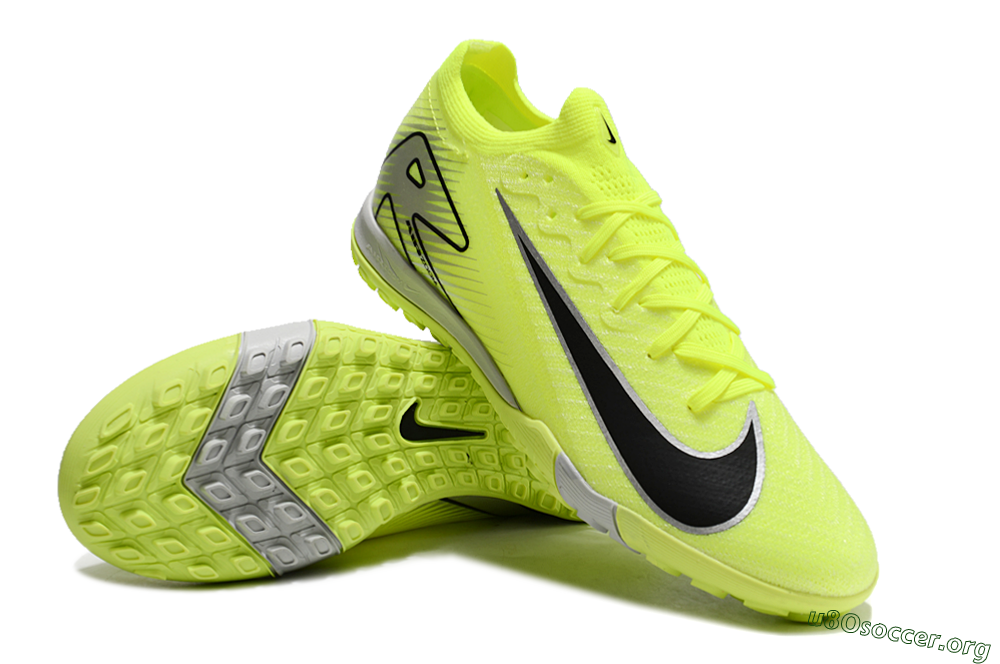 Nike Air Zoom Mercurial Vapor 16 Elite TF Football Shoes - Yellow/Black/White 3